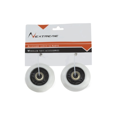 235 COPPIA RUOTE PER PATTINI IN LINEA CON LUCE